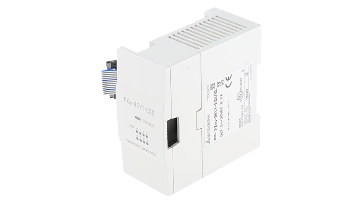 Mitsubishi Electric PLC Expansion Module for Use with FX3U Series, Digital, Relay, Transistor