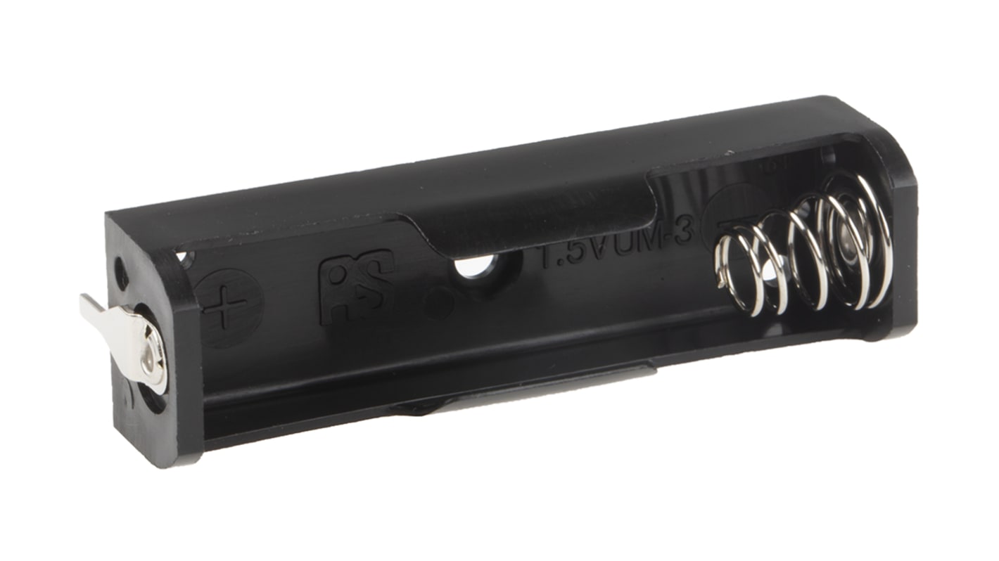 RS PRO AA Battery Holder, Coil Spring Contact RS