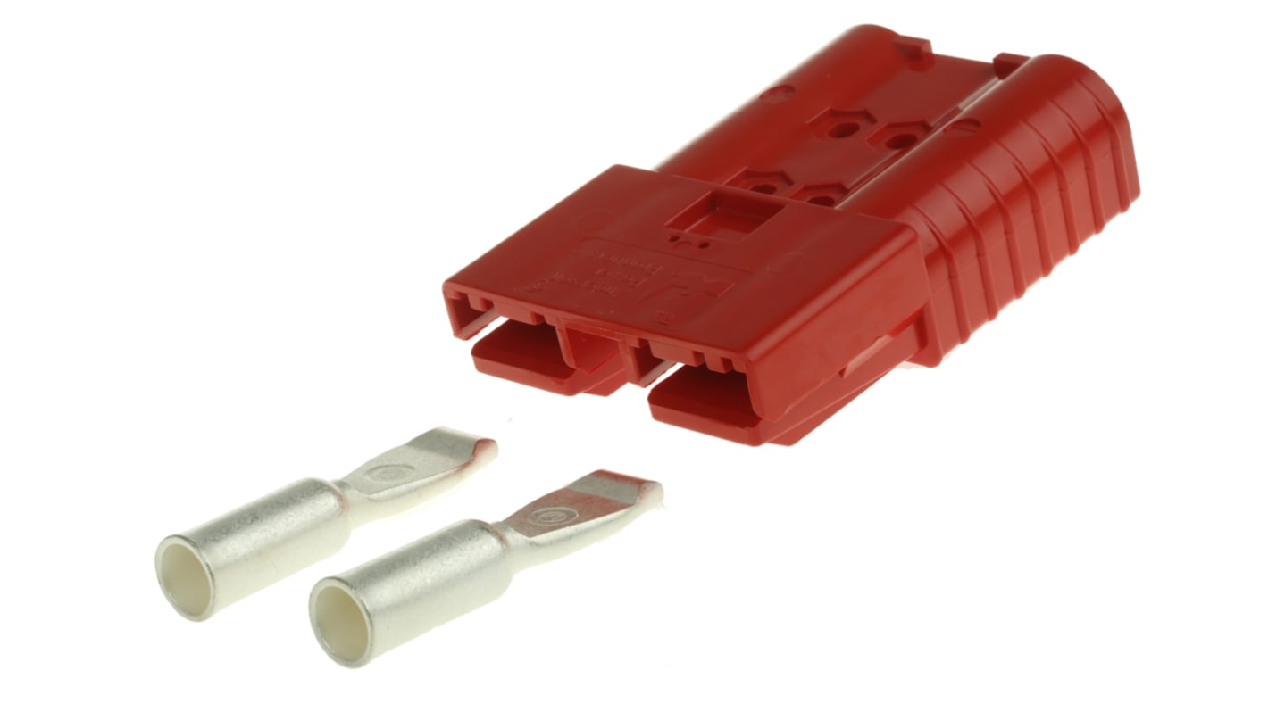 Conector de batería Anderson Power Products SBE320, Hembra a Macho de 2 vías, de color Rojo, 150,0 V., 320A