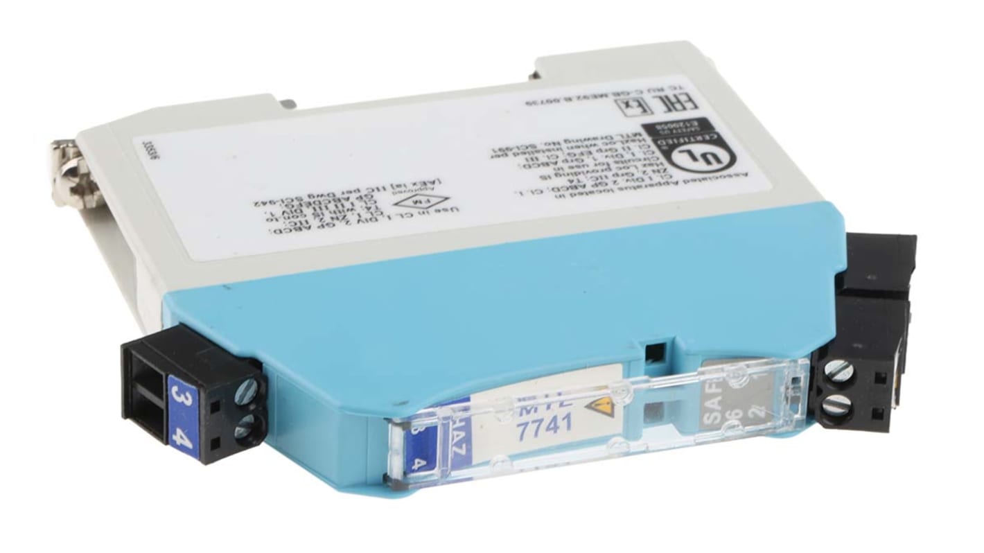 Barrera Zener Eaton de 1 canal, 22 → 35V dc, entrada Digital, certif. ATEX