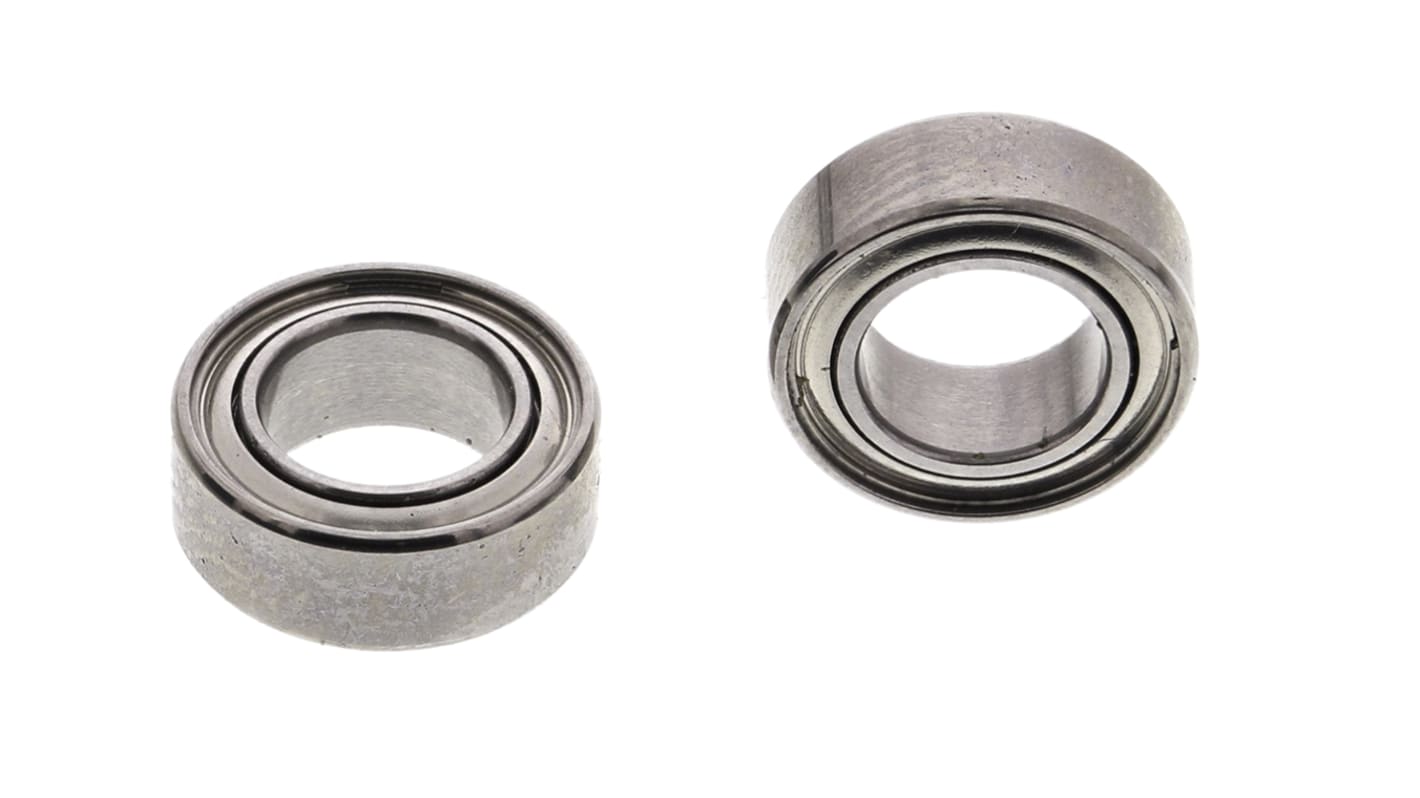 NMB DDL-740ZZHA3P25LY121 Double Row Deep Groove Ball Bearing- Both Sides Shielded 4mm I.D, 7mm O.D