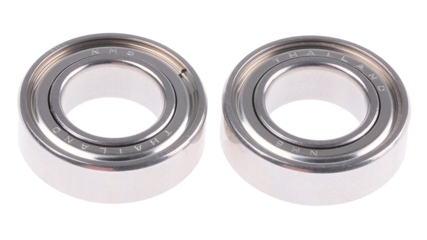 NMB DDL-1790ZZRA5P25LY121 Double Row Deep Groove Ball Bearing- Both Sides Shielded 9mm I.D, 17mm O.D