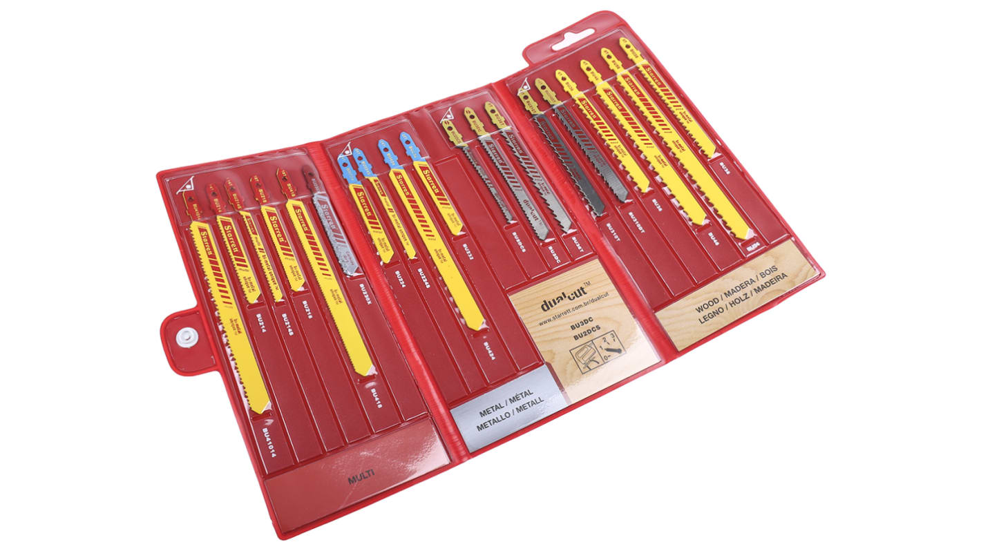 Lame de scie sauteuse Starrett, Longueur de coupe 50; 75; 100mm Pas de 0,8 - 4,2mm X 19