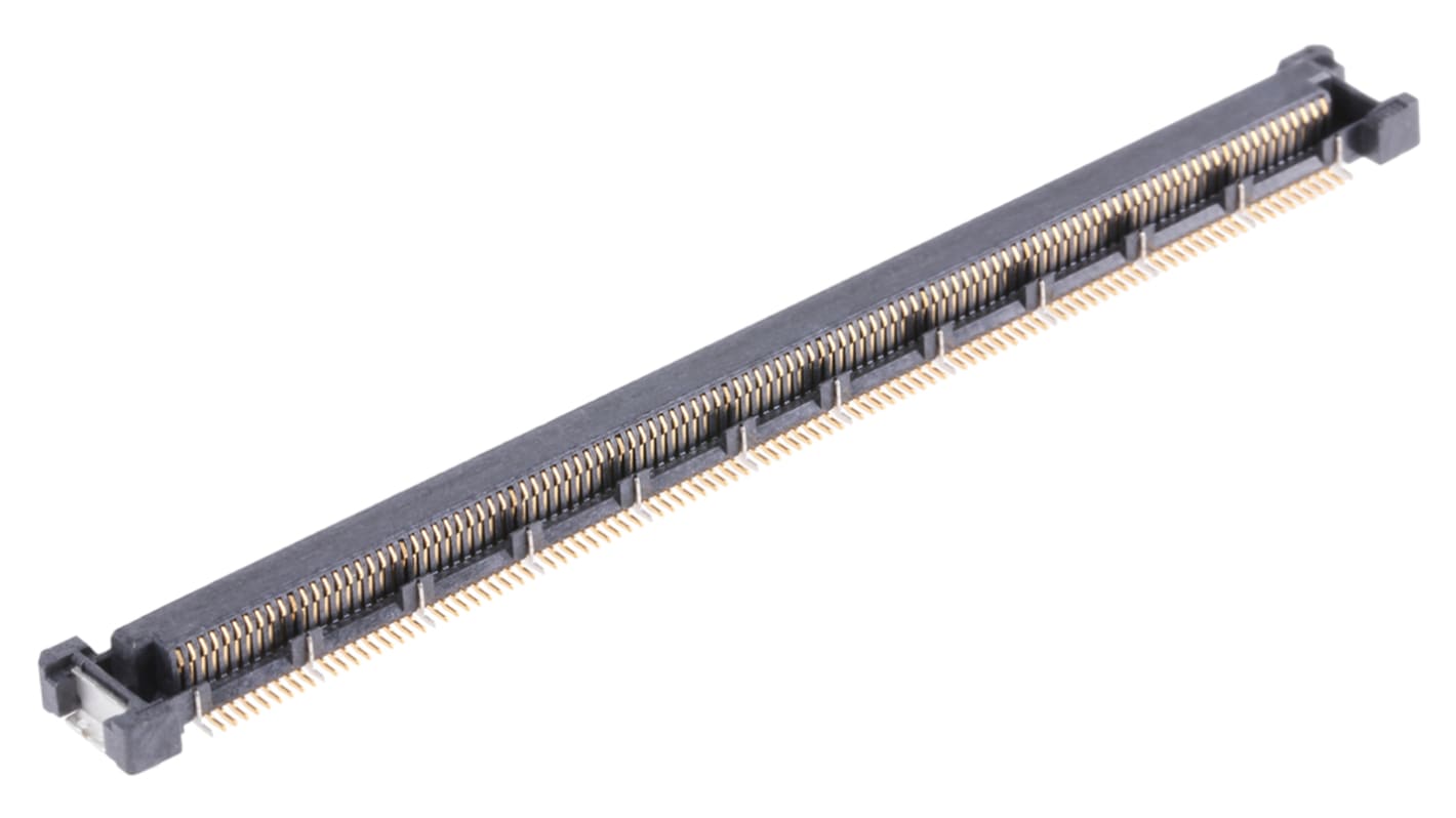 Conector hembra para PCB TE Connectivity serie Free Height, de 220 vías en 2 filas, paso 0.5mm, 50 V, 500mA, Montaje