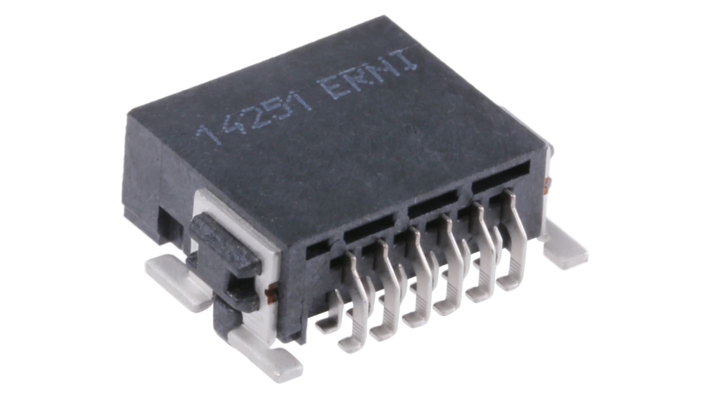 Konektor PCB, řada: SMC, Deska-Deska, počet kontaktů: 12, počet řad: 2, rozteč: 1.27mm izolace pájením, orientace těla: