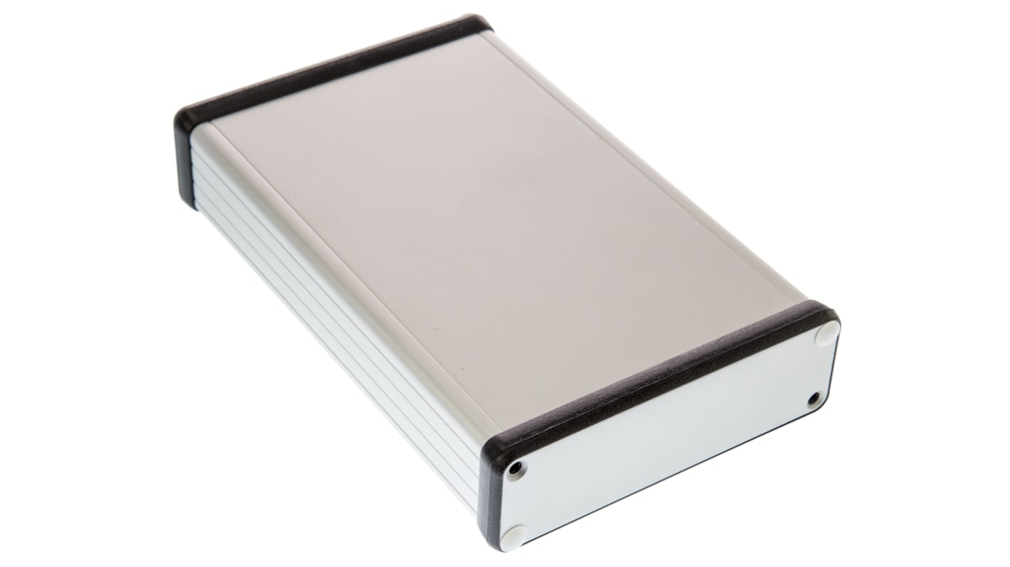 Hammond 1455 Series Silver Anodised Aluminium Handheld Enclosure, , IP54, 160 x 103 x 30.5mm