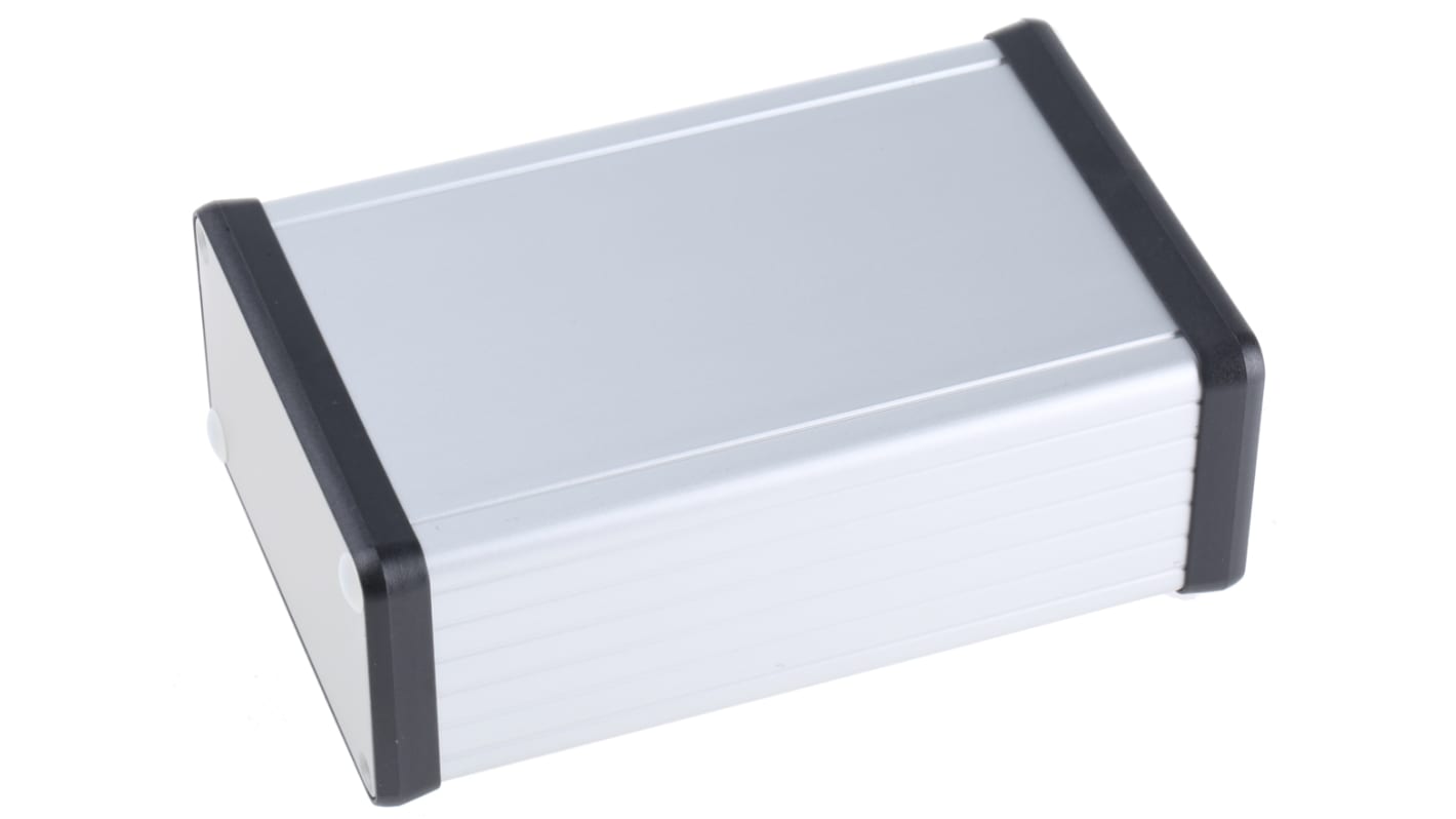 Caja portátil Hammond de Aluminio Anodizado de plata, 120 x 78 x 43mm, , , , IP54