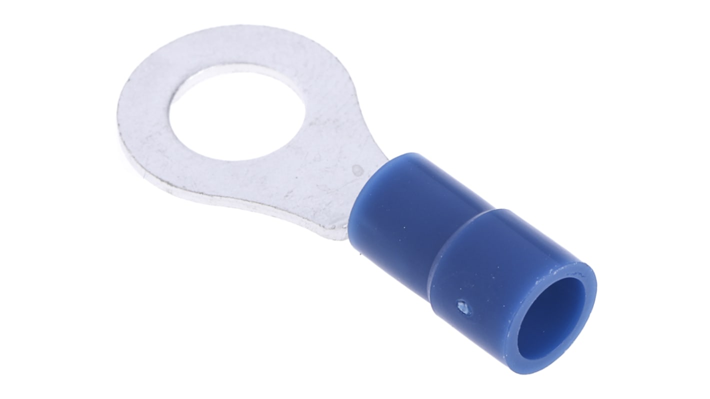 RS PRO Insulated Ring Terminal, M6 Stud Size, 1.5mm² to 2.5mm² Wire