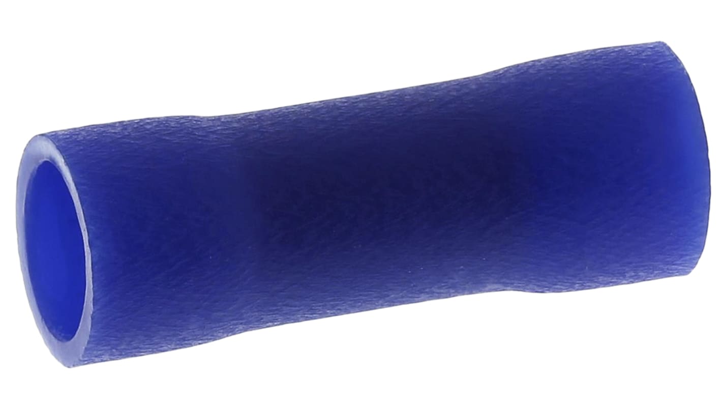 RS PRO Kabelspleißverbinder, Blau, 16 → 14 AWG, Ø 4.5mm, Ges.L 16.5mm, 1.5mm² - 2.5mm², 14AWG max.