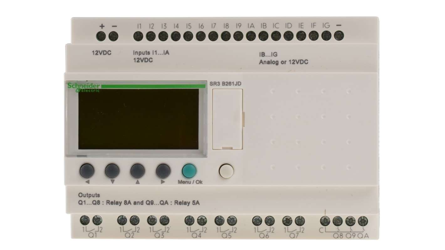 Module logique Schneider Electric, série Zelio Logic, 16 entrées , 10 sorties , Relais