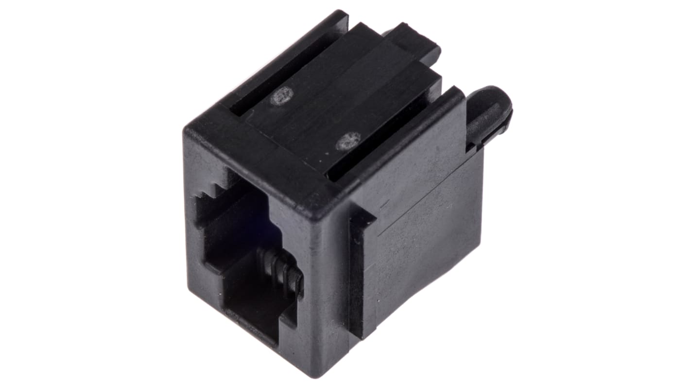 Conector RJ22 Cat3 Hembra TE Connectivity serie 5520257, de 4P4C vías