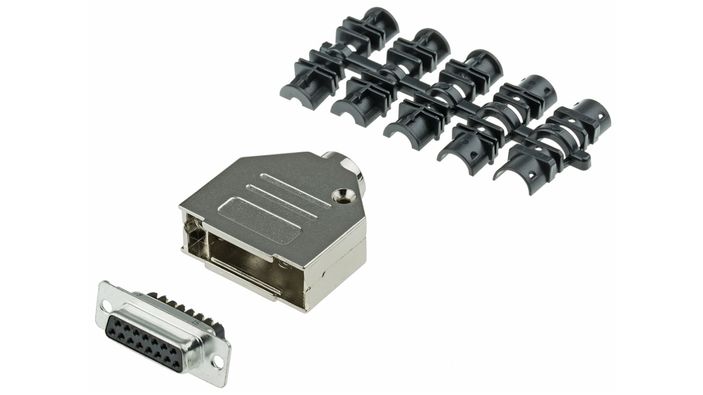 Amphenol ICC 15 Way Cable Mount D-sub Connector Socket