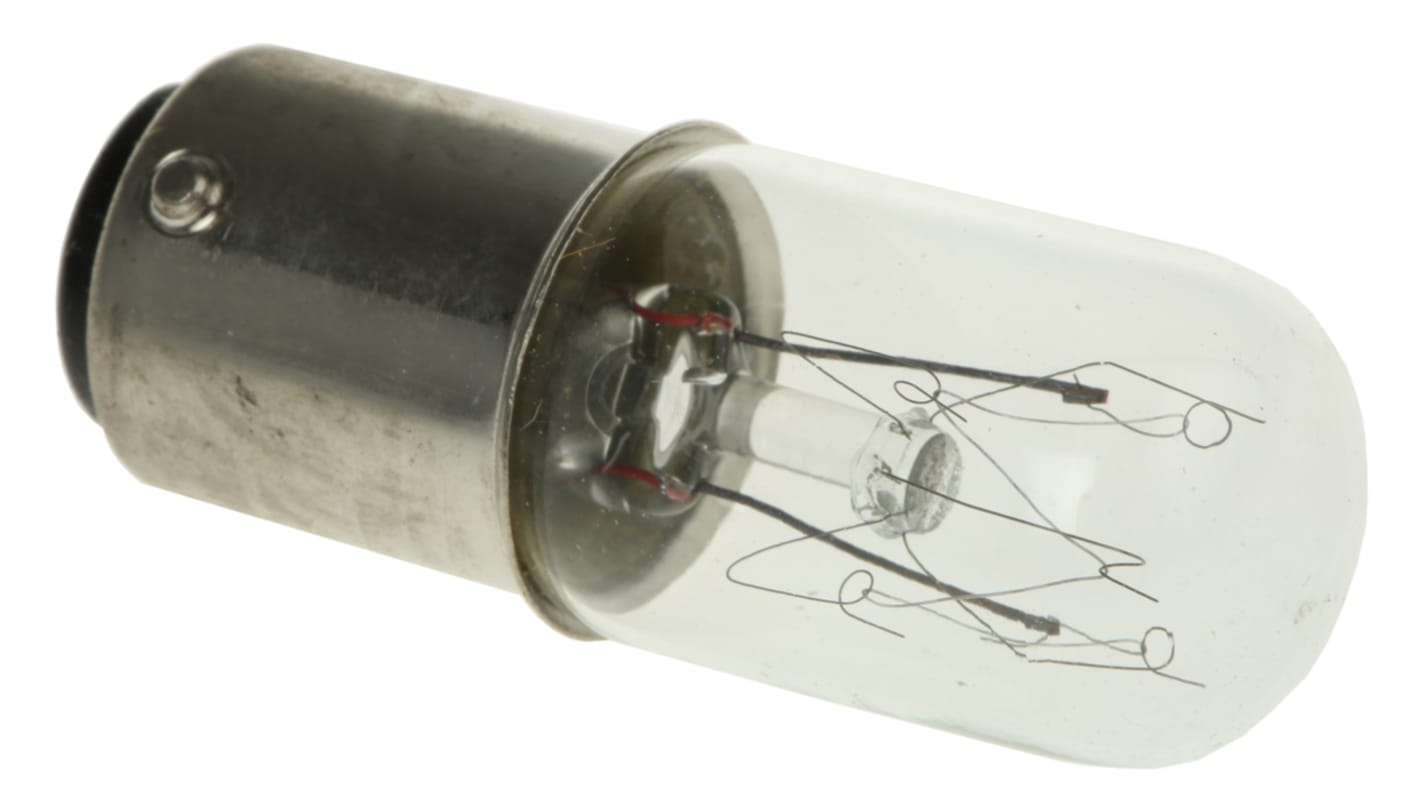 Schneider Electric Incandescent Clear Bulb, BA15d 230 V