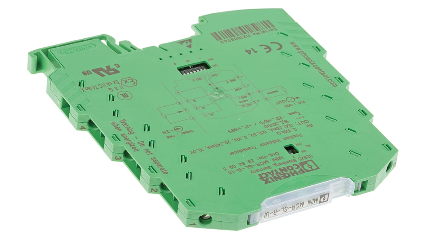 Conditionneur de signal Phoenix Contact MINI MCR 0 → 10 V, 0 → 20mA, ATEX