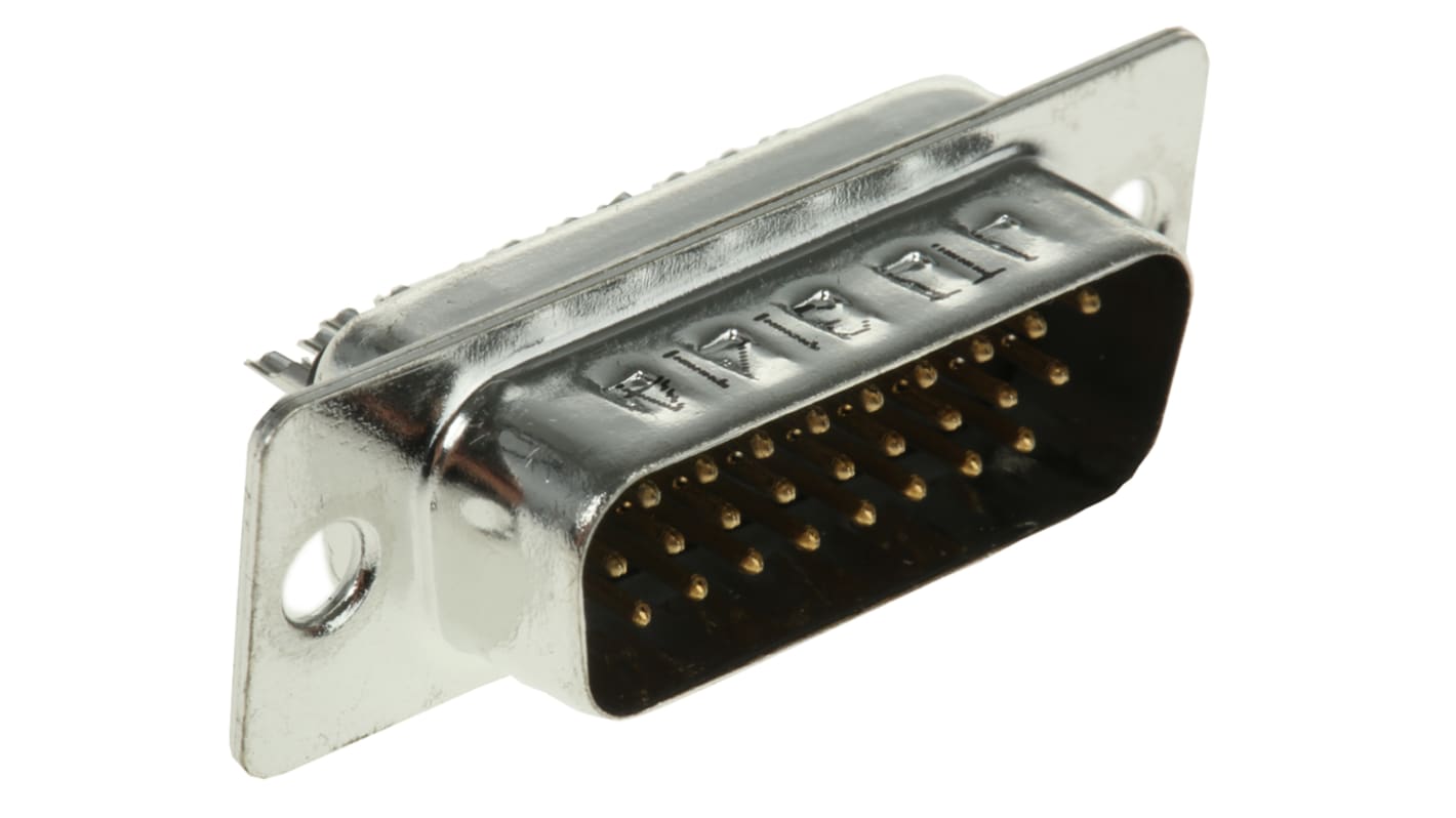 ITT Cannon ZD*A 26 Way Panel Mount D-sub Connector Plug, 2.29mm Pitch