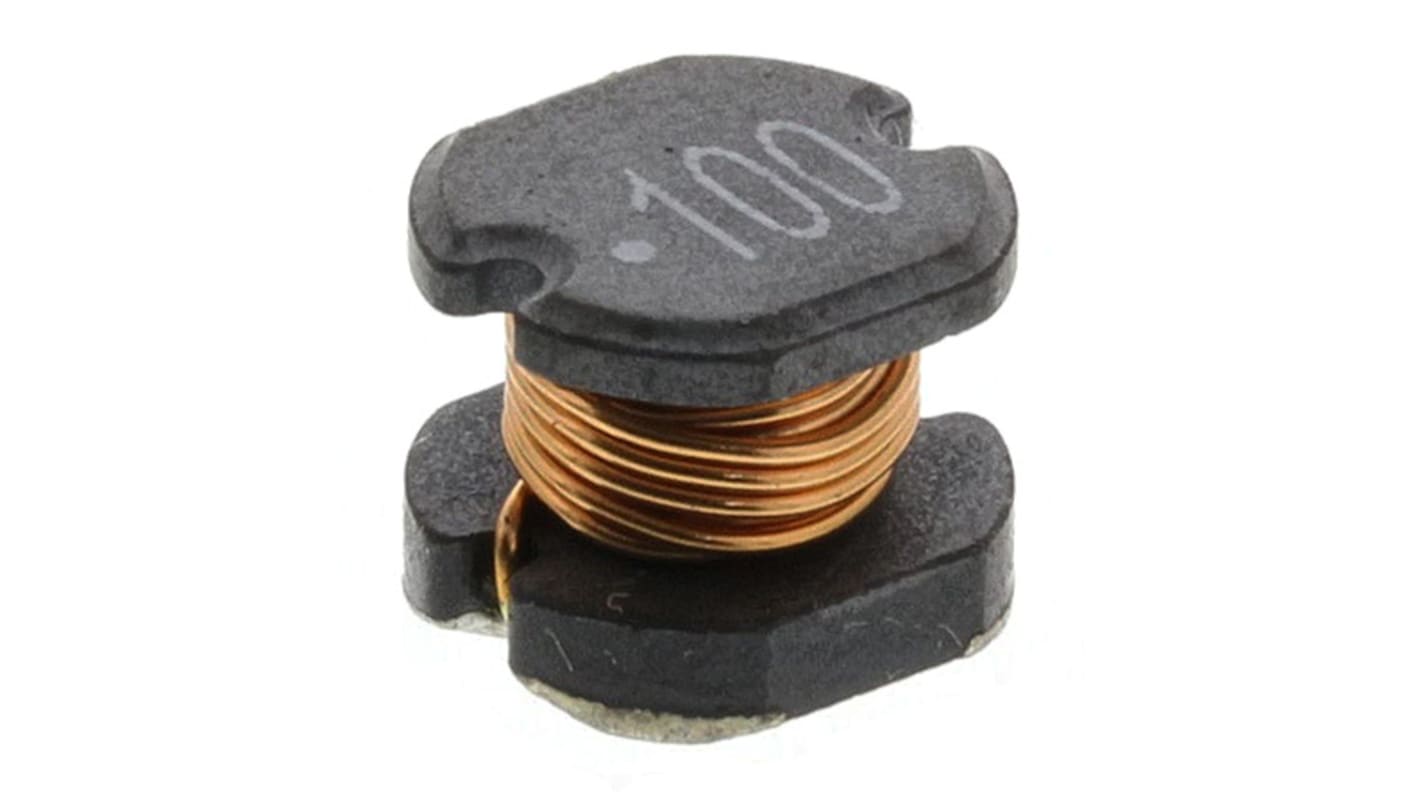 Wurth, WE-PD2 Unshielded Wire-wound SMD Inductor with a Ferrite Core, 10 μH ±20% 2.2A Idc