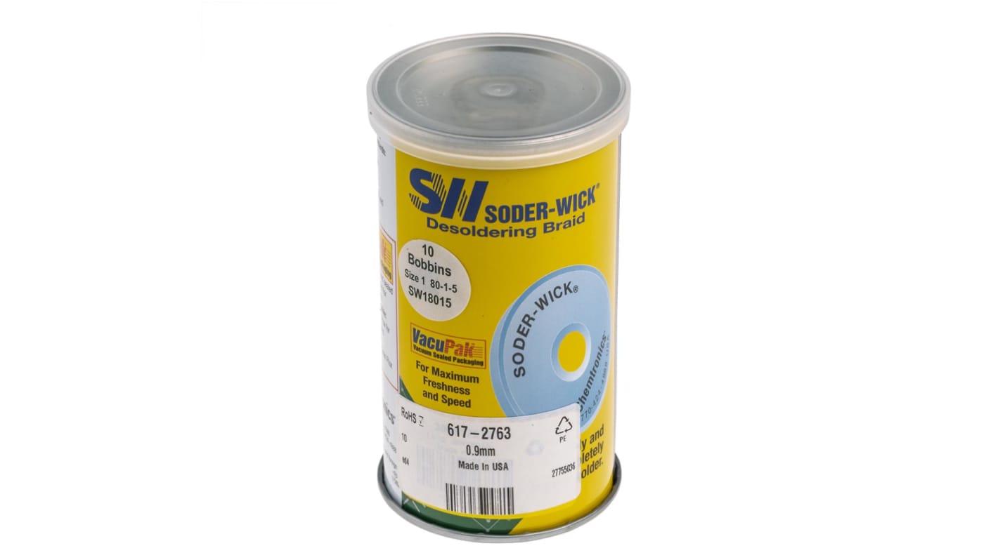 Chemtronics Soder-Wick Entlötlitze, 0.8mm x 1.5m