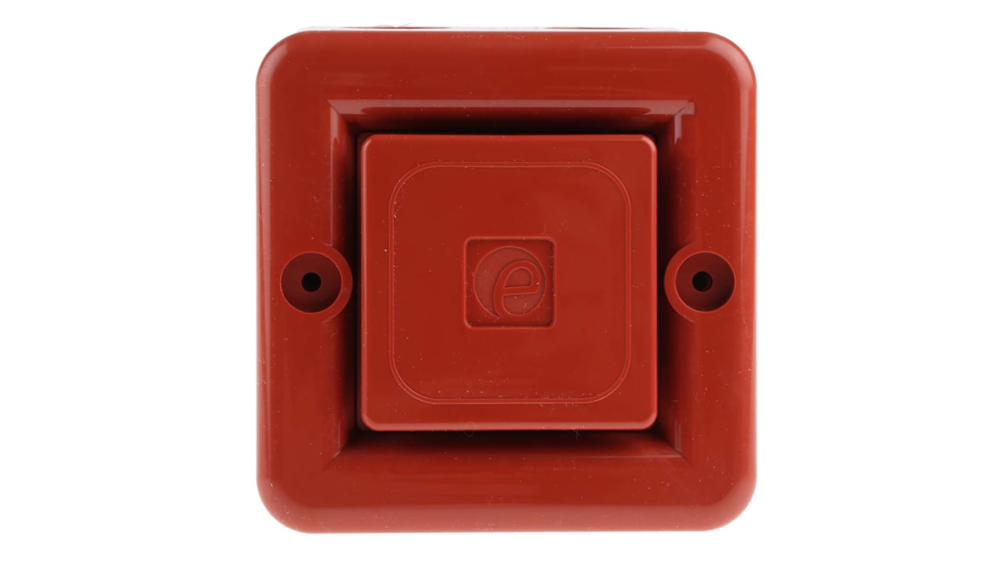 Avertisseur sonore Rouge e2s série Sonora, 115 V c.a. IP66