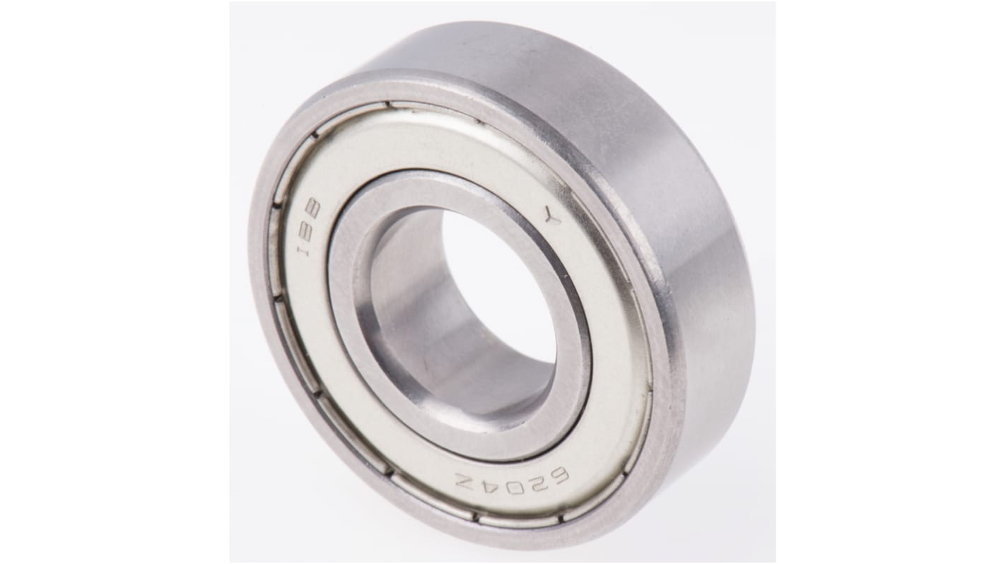 RS PRO 62042Z Single Row Deep Groove Ball Bearing Both Sides Shielded