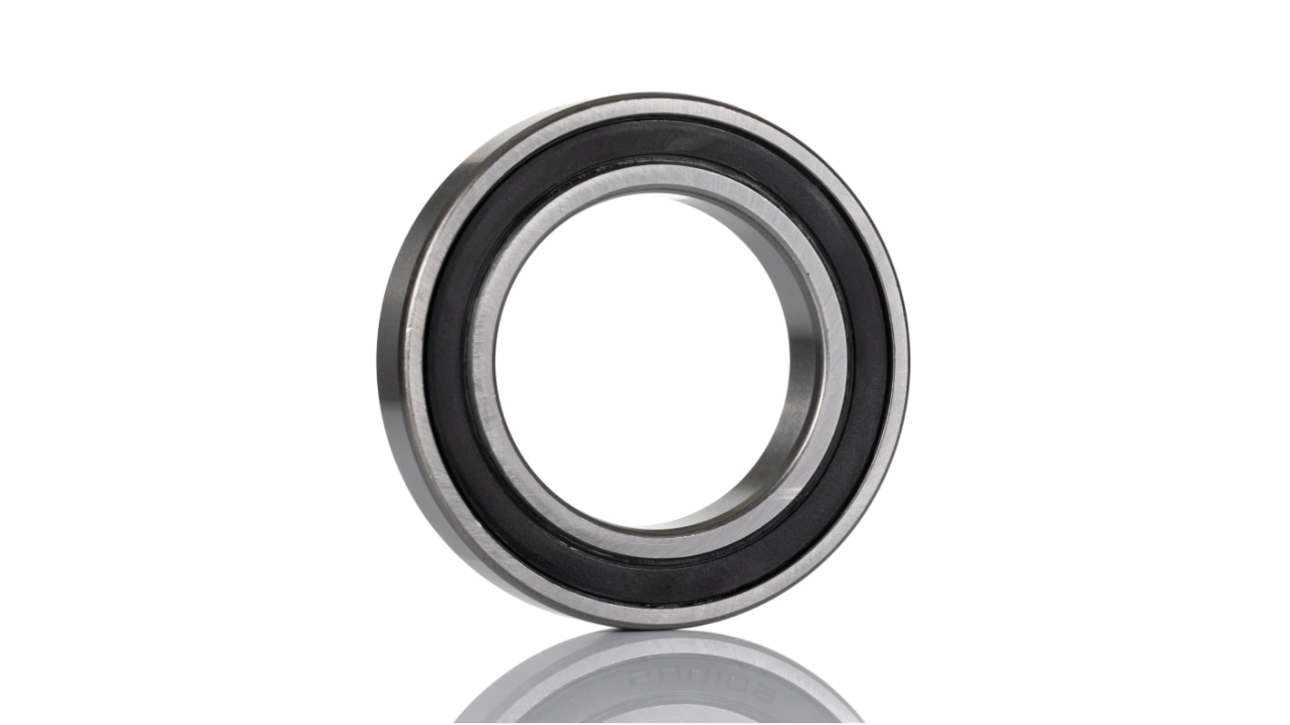 RS PRO 6010-2RS Single Row Deep Groove Ball Bearing- Both Sides Sealed 50mm I.D, 80mm O.D