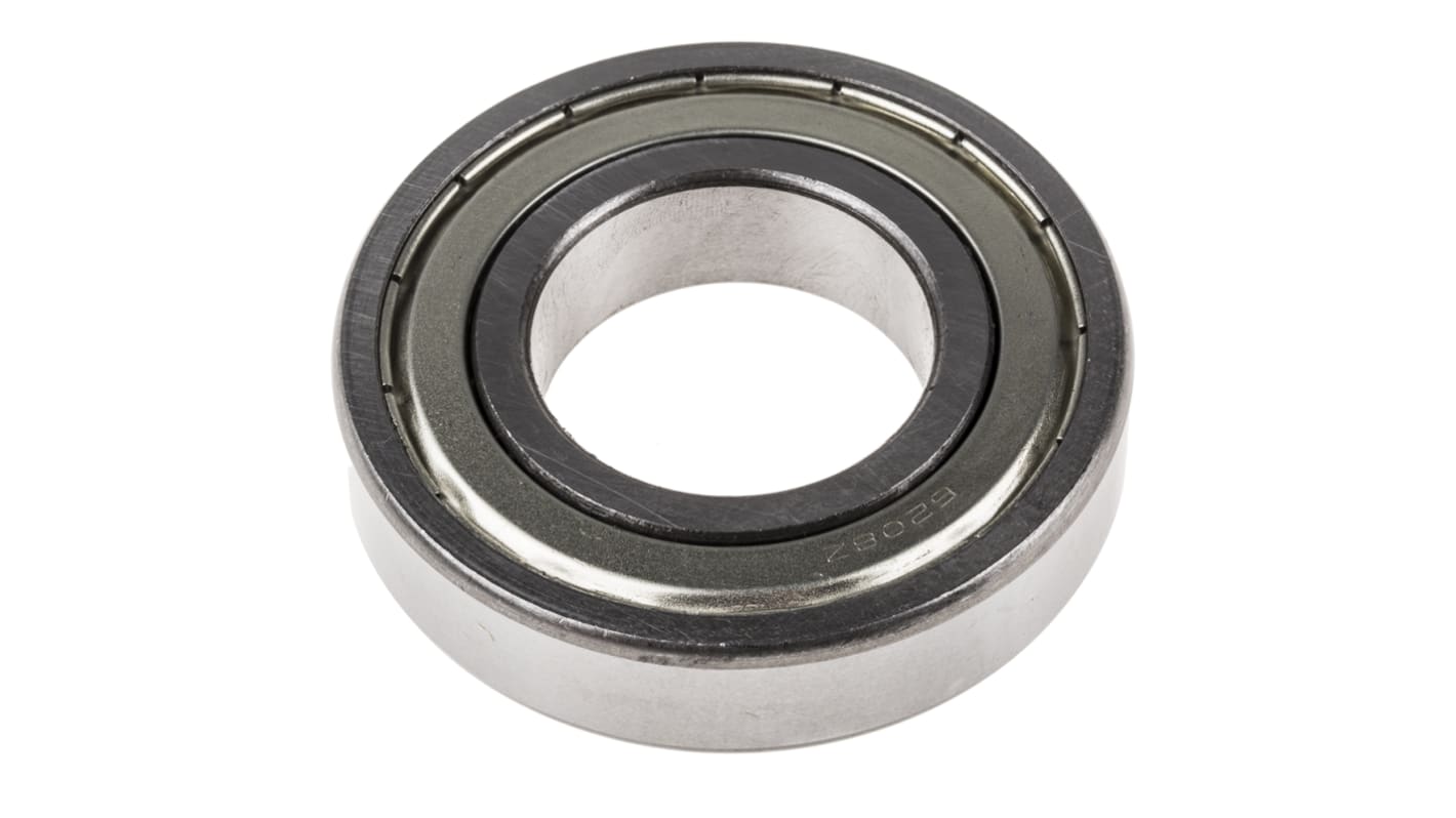 RS PRO 6208-2Z Single Row Deep Groove Ball Bearing- Both Sides Shielded 40mm I.D, 80mm O.D