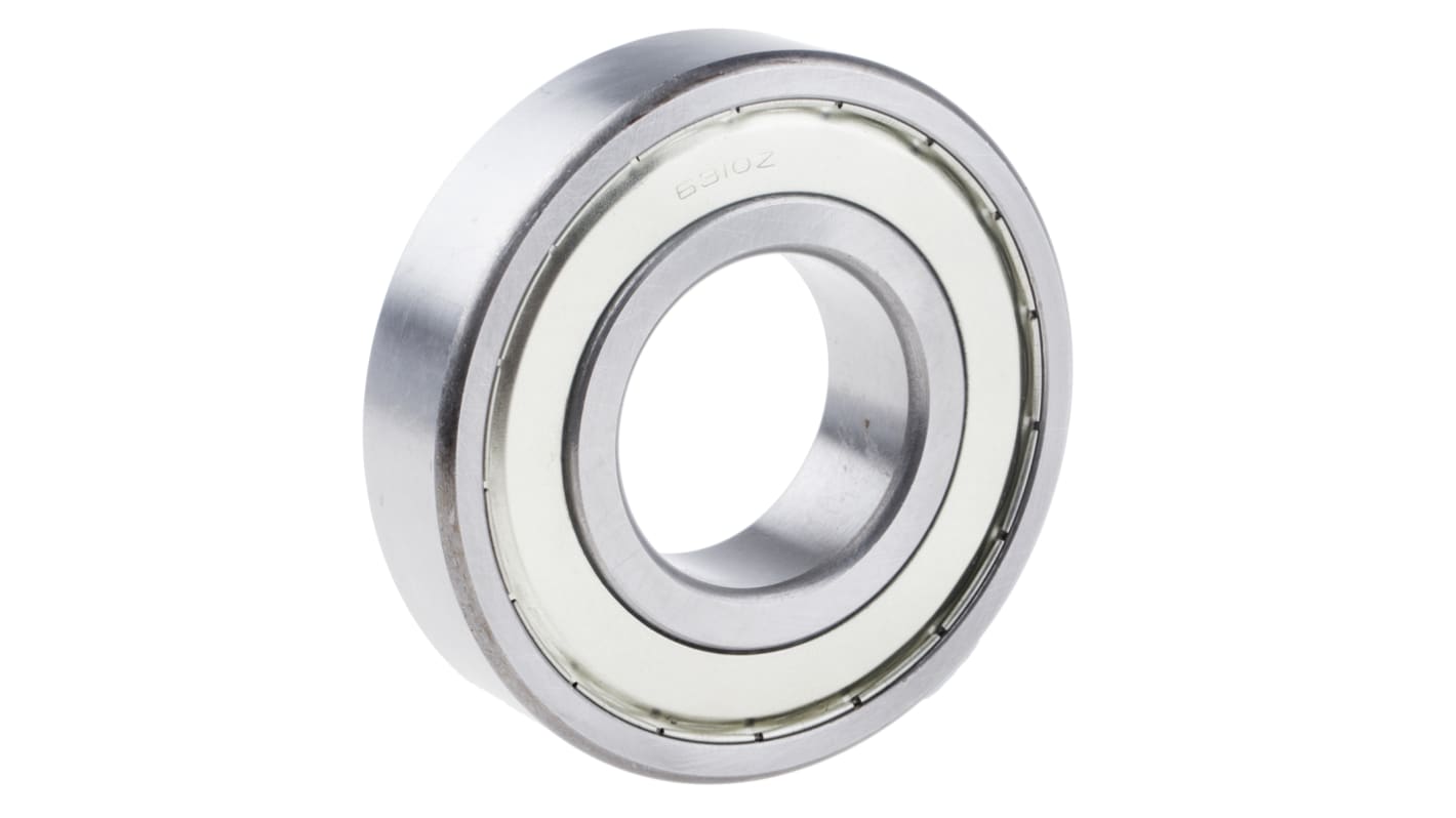 RS PRO 6310-2Z Single Row Deep Groove Ball Bearing- Both Sides Shielded 50mm I.D, 110mm O.D