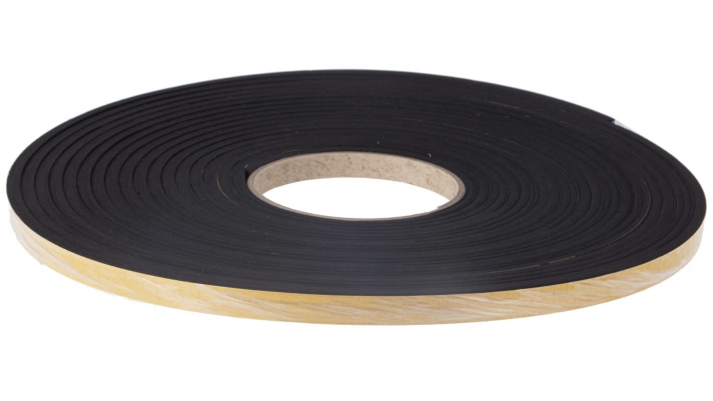 EPDM Schaumgummi Klebstoff schwarz 20x4mm Länge 10m