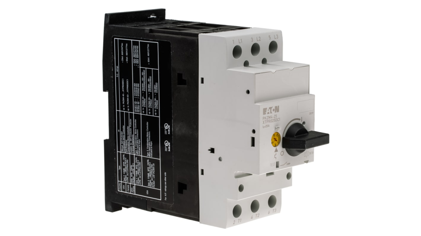 Eaton 16 → 25 A Motor Protection Circuit Breaker, 690 V ac