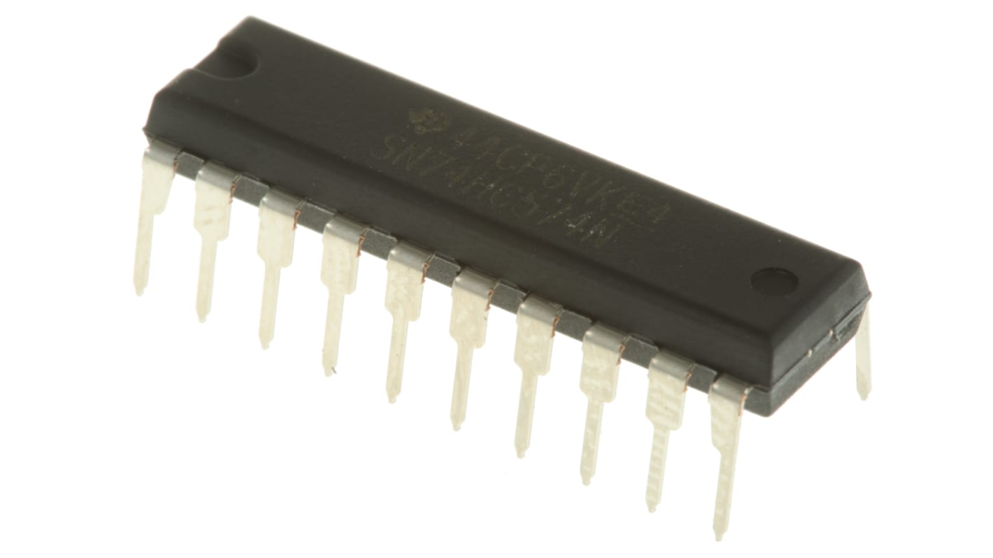 Texas Instruments IC Flip-Flop, D-Typ, HC, 3 Zustände, Single Ended, Single Ended, Positiv-Flanke, PDIP, 20-Pin