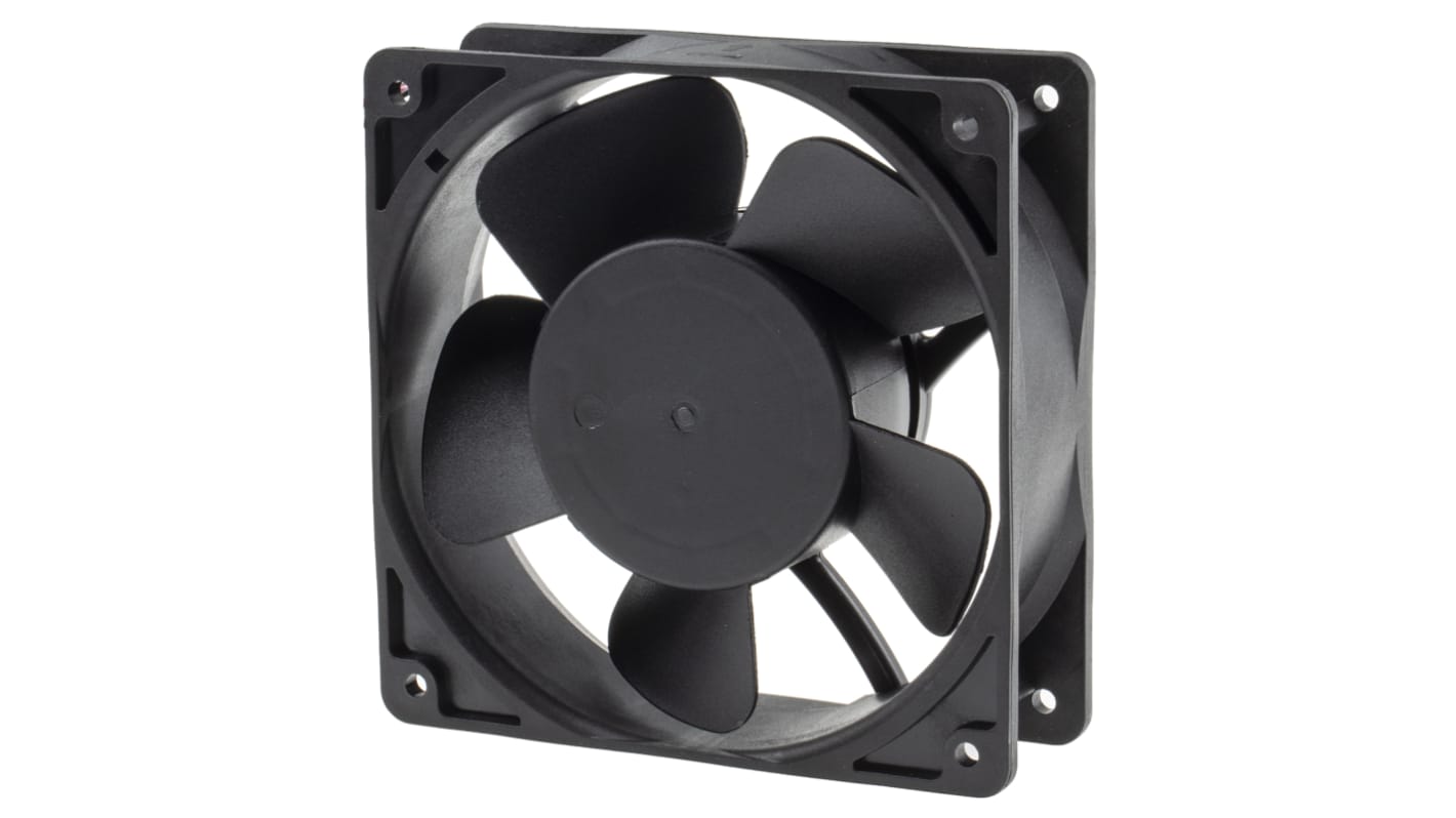 Axiální ventilátor DC, 120 x 120 x 38mm, průtok vzduchu: 178.4m³/h 7W 24 V DC