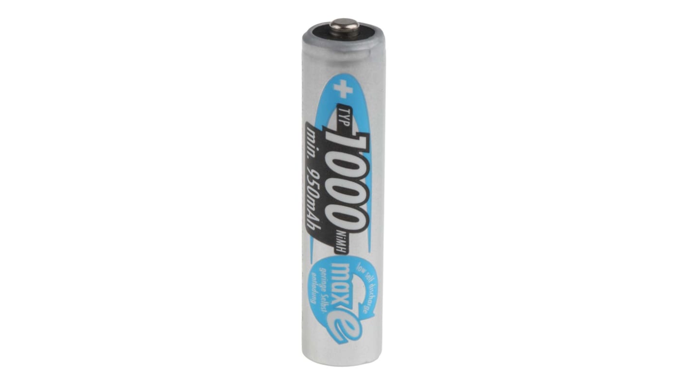 Ansmann NiMH Rechargeable AAA Battery, 1Ah, 1.2V