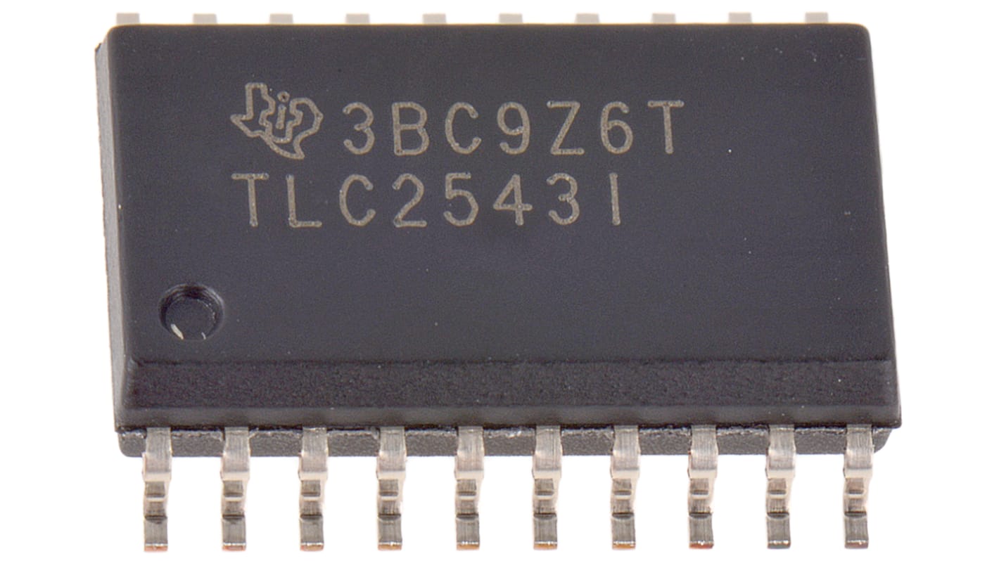 Texas Instruments TLC2543IDW, 12-bit Serial ADC, 20-Pin SOIC