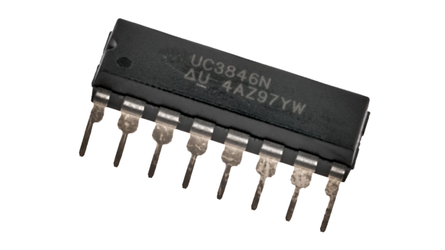 Texas Instruments UC3846N, Dual PWM Controller, 500 kHz 16-Pin, PDIP