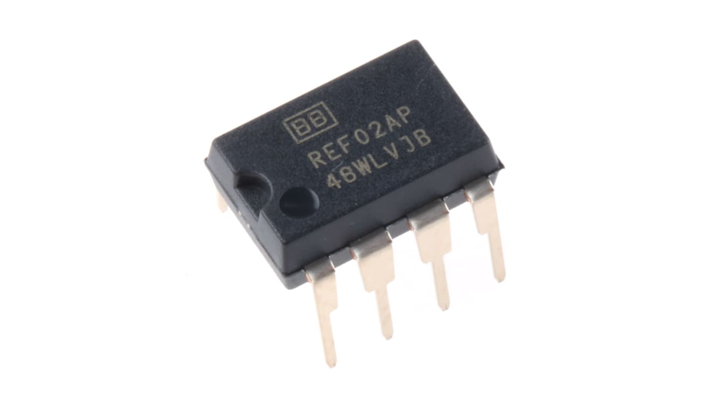 Texas Instruments Fixed Series Precision Voltage Reference 5V ±0.2 % 8-Pin PDIP, REF02AP