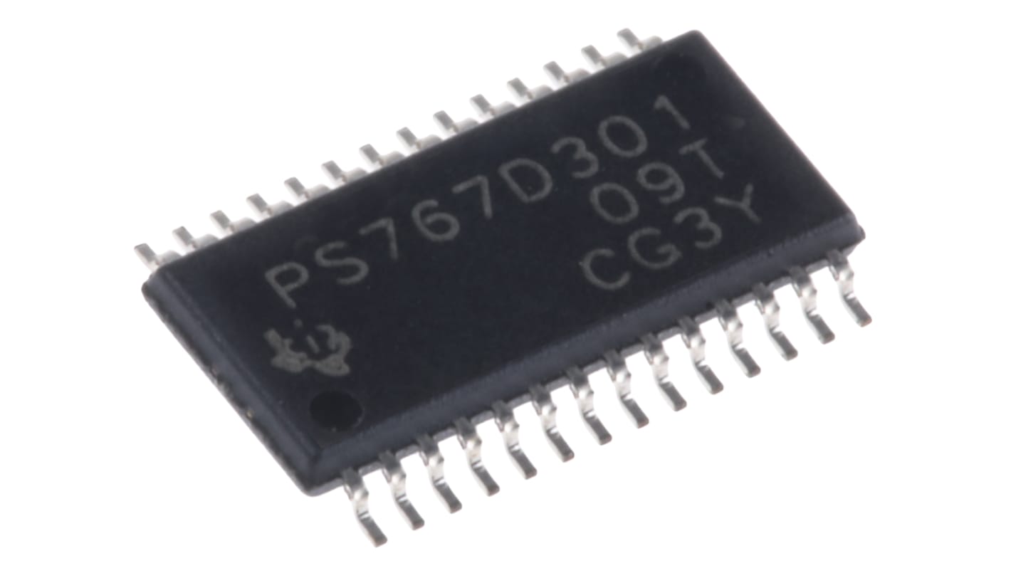 Texas Instruments Spannungsregler 1A, Dual Niedrige Abfallspannung HTSSOP, 28-Pin, Einstellbar, Fest