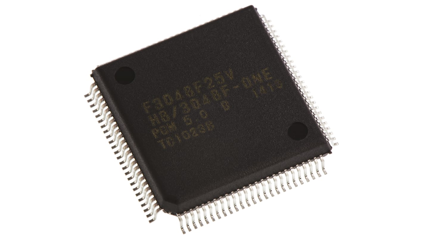 Microcontrollore Renesas Electronics, H8/300, PQFP, H8, 100 Pin, Montaggio superficiale, 16/32bit, 25MHz