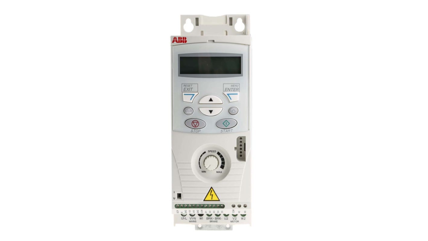 ABB インバータ ACS150, 240 V ac 0.37 kW ACS150-01E-02A4-2 ACモータ