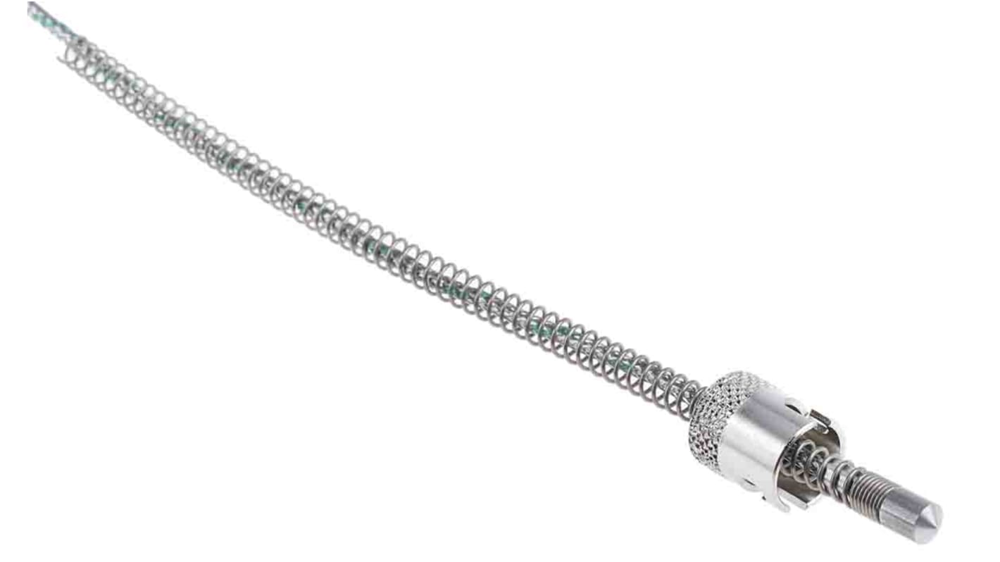 RS PRO Type K Thermocouple 175mm Length, 6mm Diameter → +1100°C