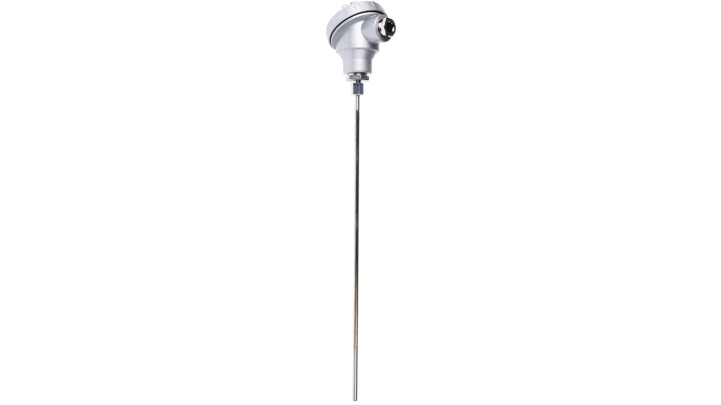 Thermocouple type J Ø 6mm, L 400mm, +700°C max à Tête de connexion