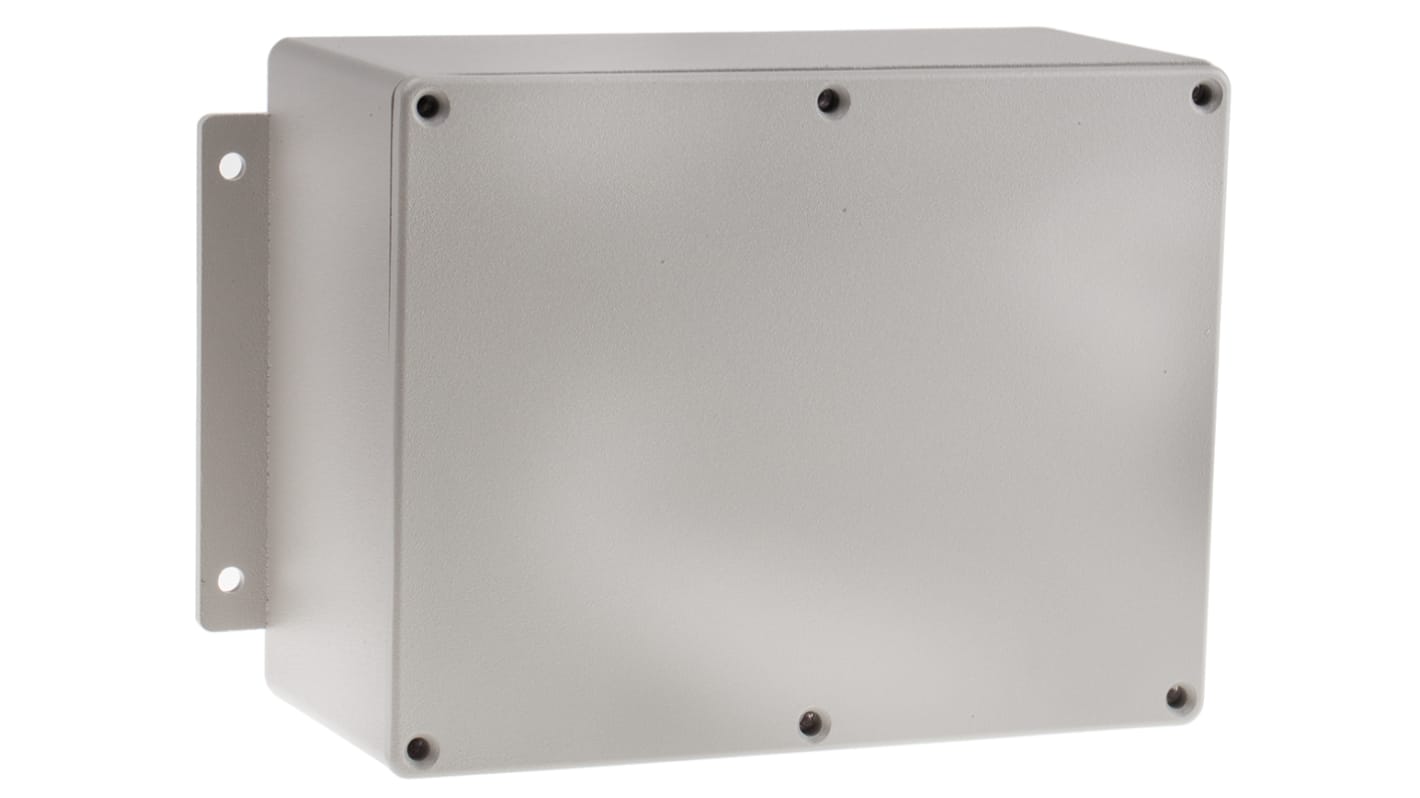 Caja RS PRO de Aluminio Presofundido Gris, 165.3 x 127.2 x 77.5mm, IP67, Apantallada