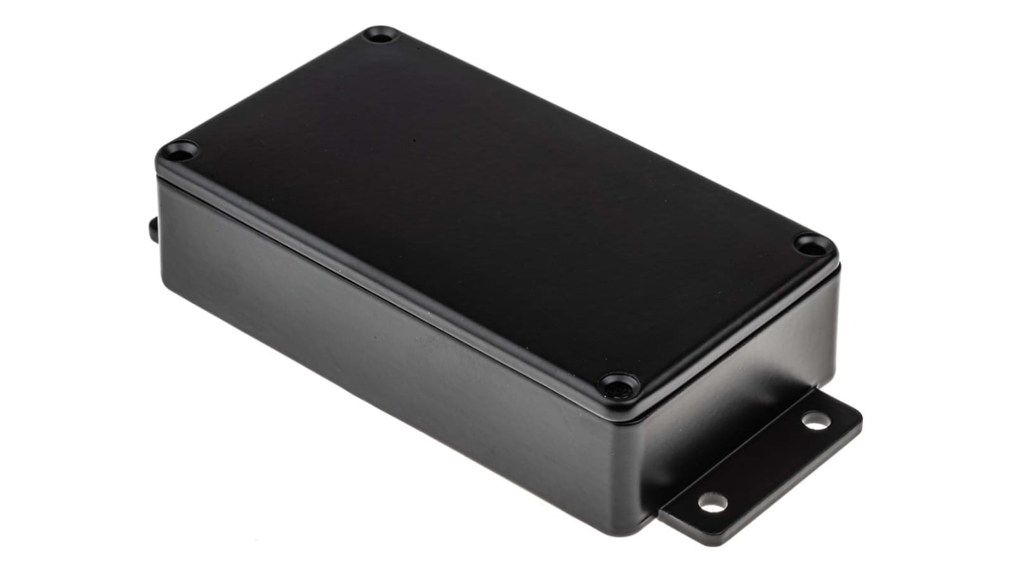 Caja RS PRO de Aluminio Presofundido Negro, 139.7 x 63.8 x 30mm, IP66, Apantallada