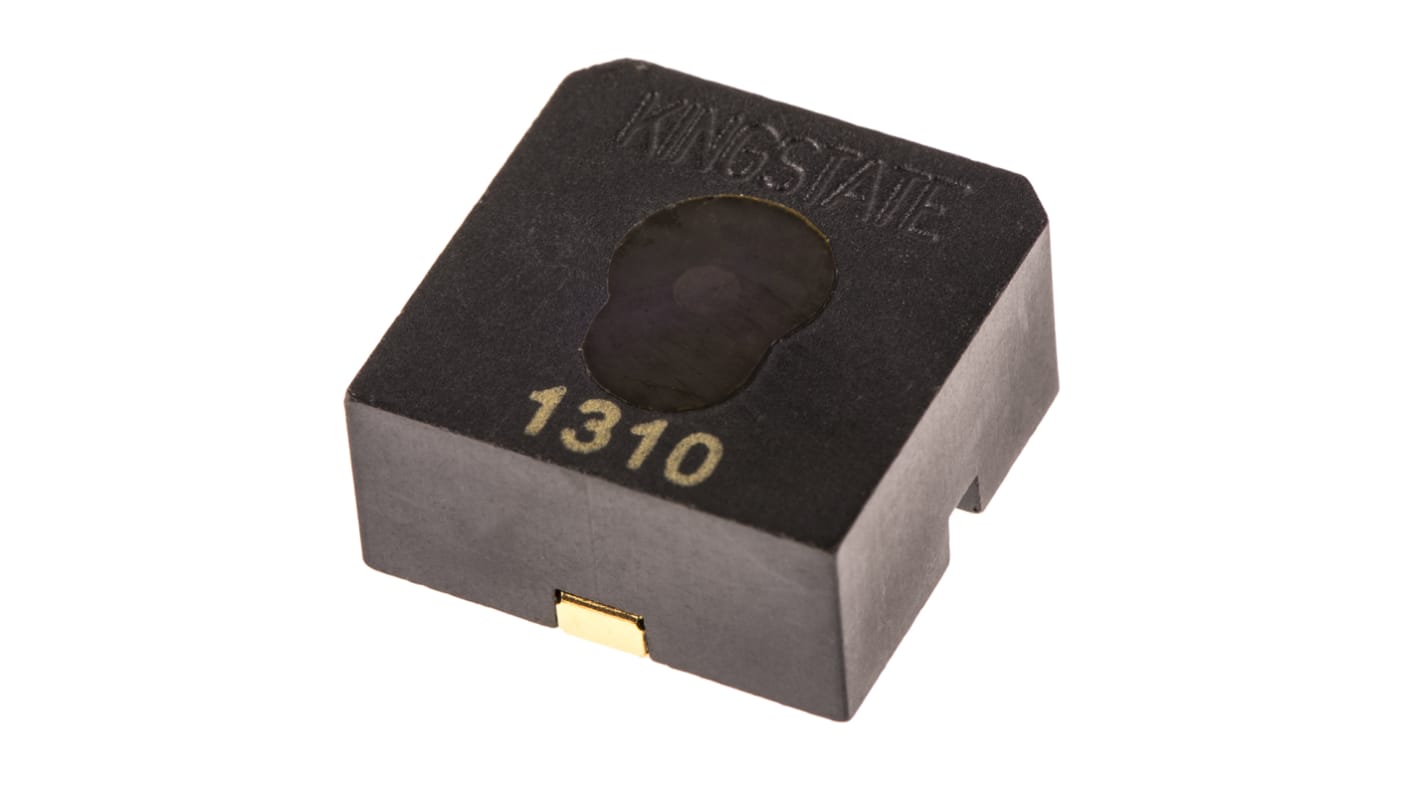 RS PRO 83dB SMD Continuous Internal Buzzer, 16.9 x 16.9 x 7.8mm, 3V dc Min, 20V dc Max