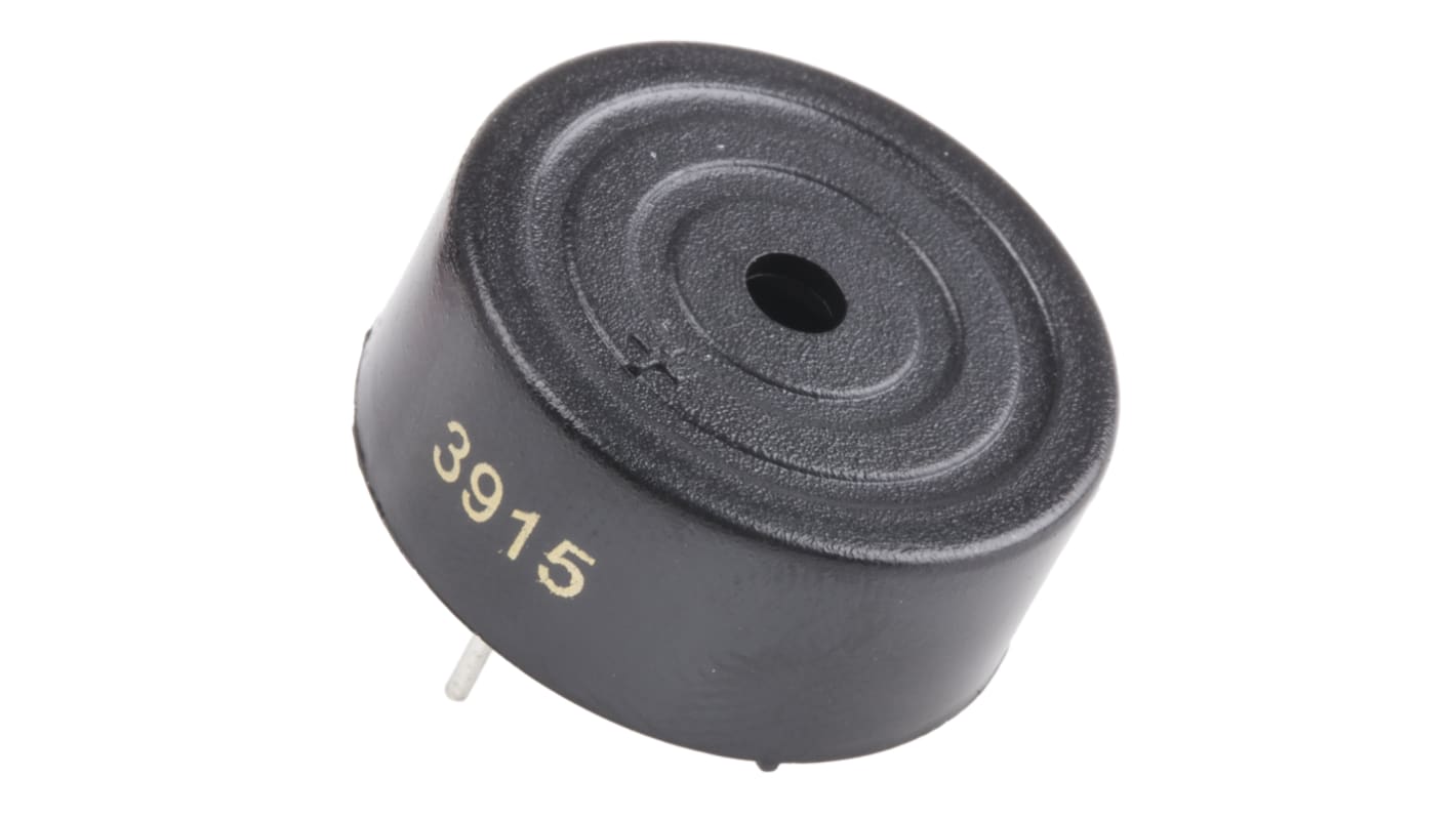 Buzzer RS PRO 75dB Continu, 20V c.c. max, Traversant