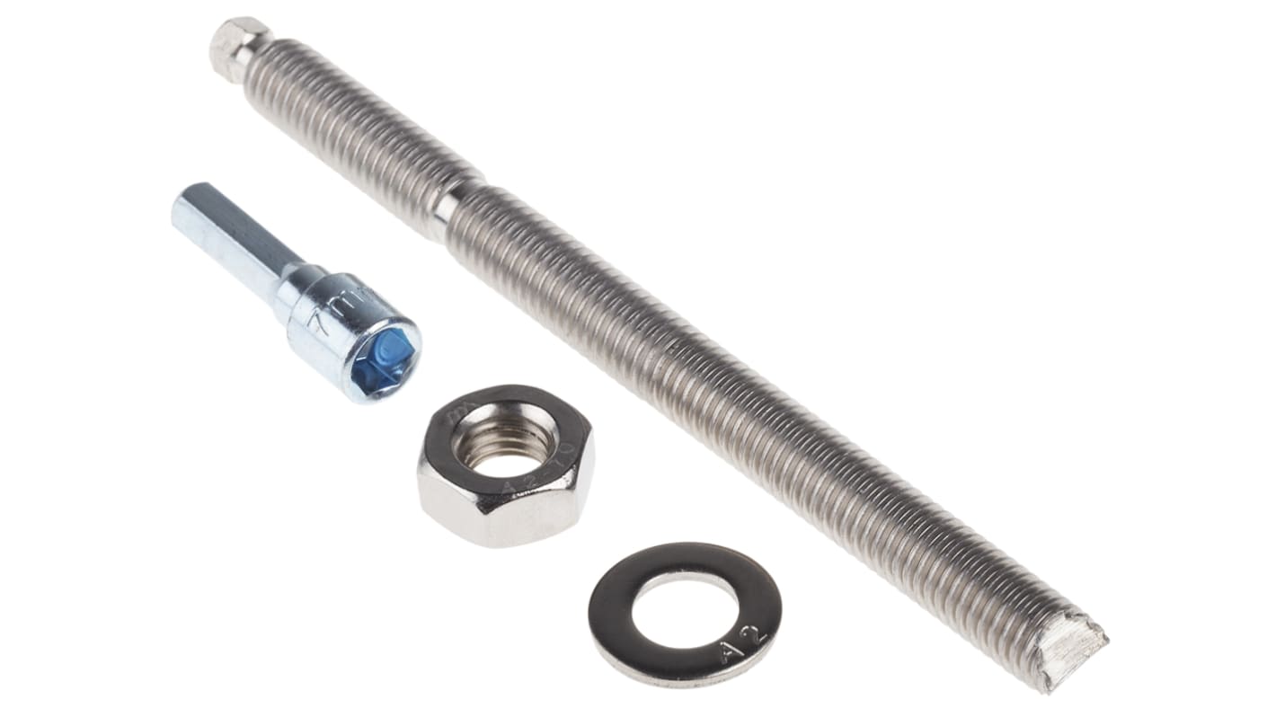 RS PRO M10 Capsule Anchor Stud Resin Anchor, 130mm Stud Length RS