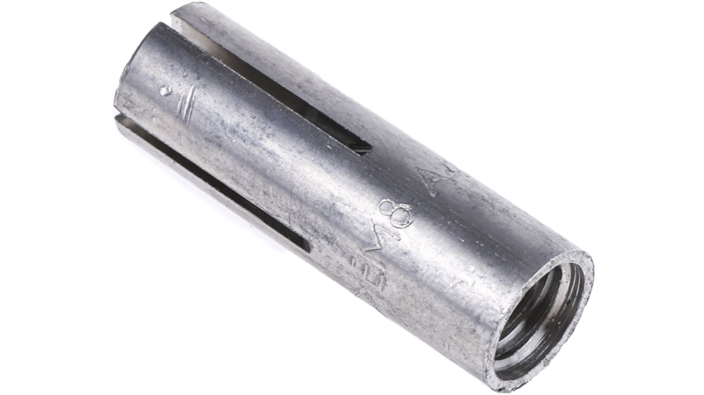 RS PRO Stainless Steel Drop In Anchor M8 x 30mm, 10mm Fixing Hole RS