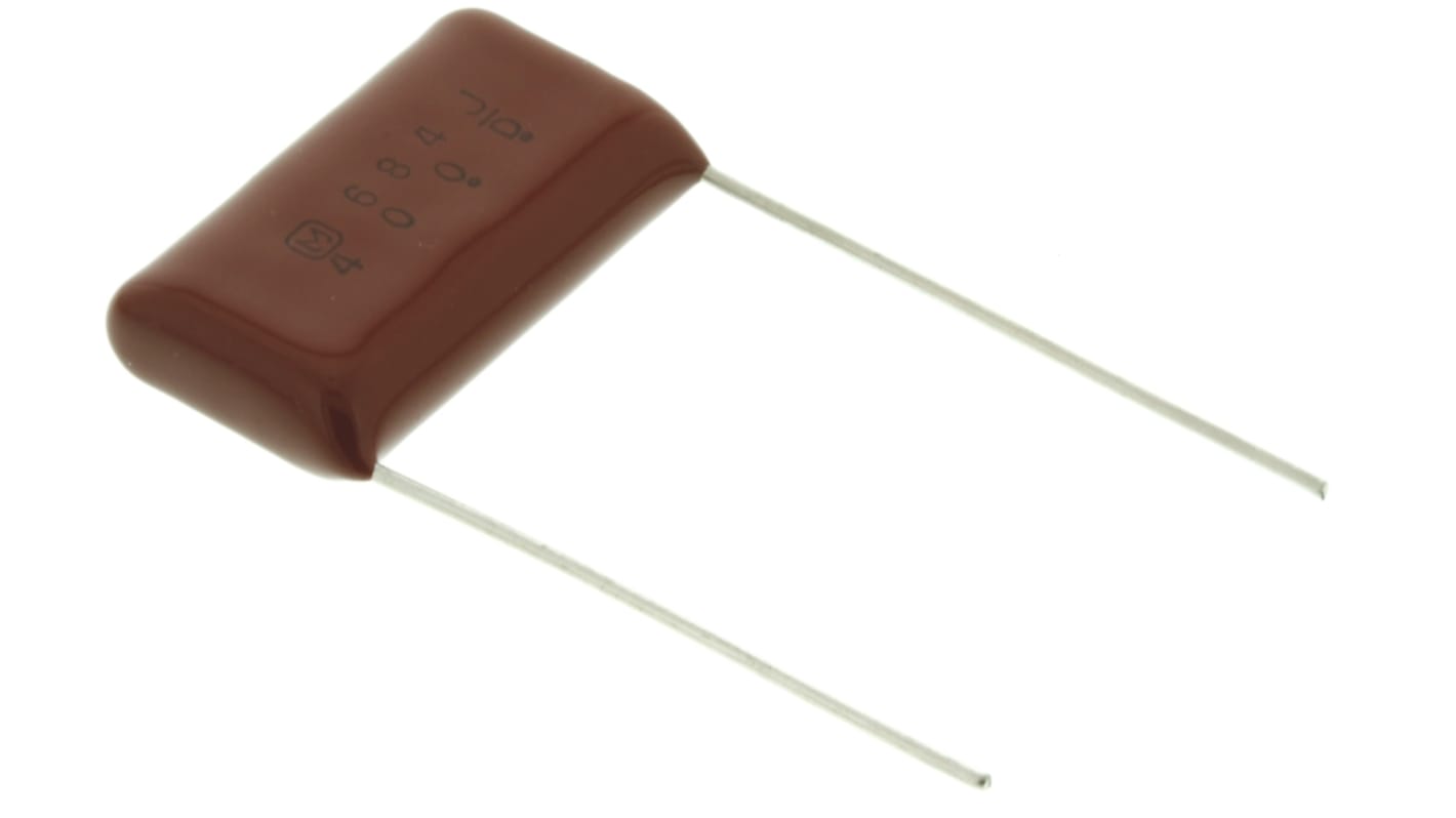 Panasonic ECQE(F) Polyester Film Capacitor, 400V dc, ±5%, 680nF, Through Hole