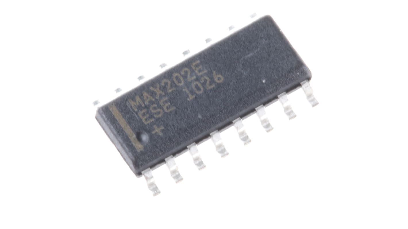 Maxim Integrated MAX202EESE+ Line Transceiver, 16-Pin SOIC