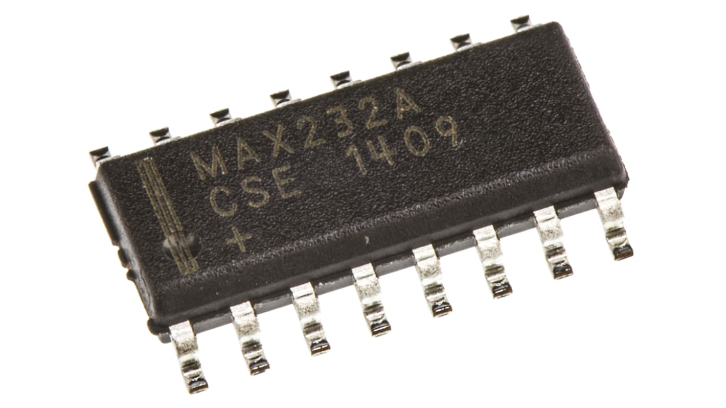 MAX232ACSE+, SOIC 16 pines