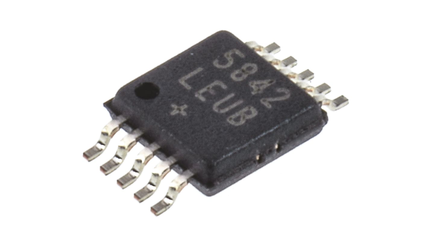 12 Bit-Bit D/A-Wandler, MAX5842LEUB+ Quad-Kanal I2C, μMAX 10-Pin