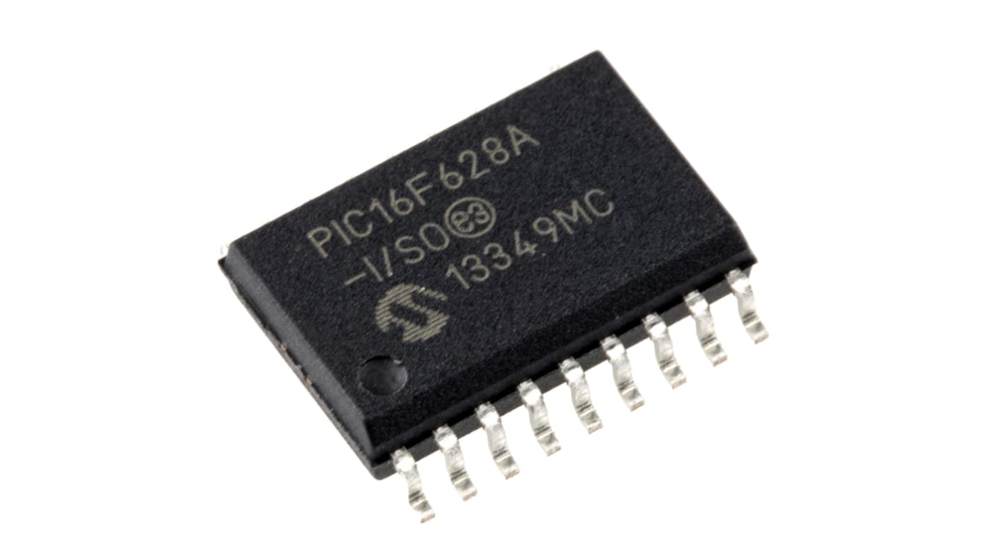 Microchip マイコン, 18-Pin SOIC PIC16F628A-I/SO